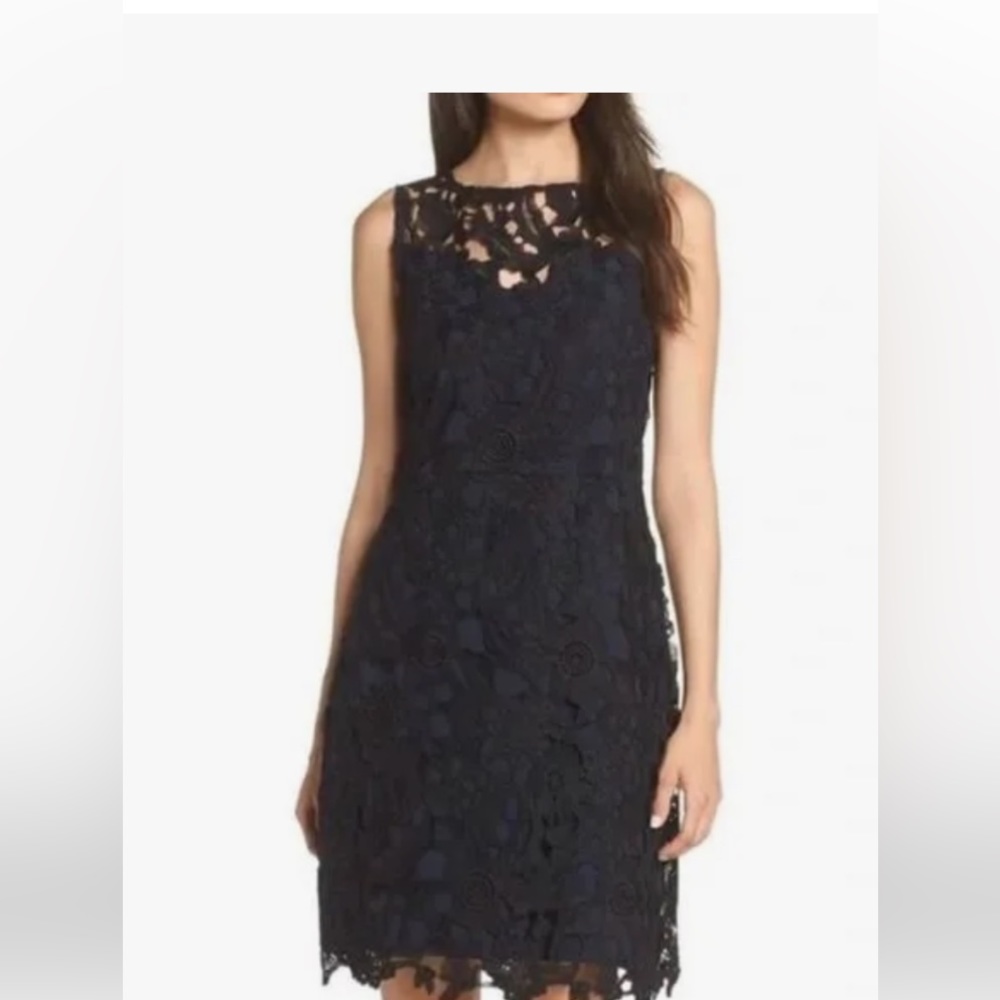 Sam Edelman black lace cocktail dress